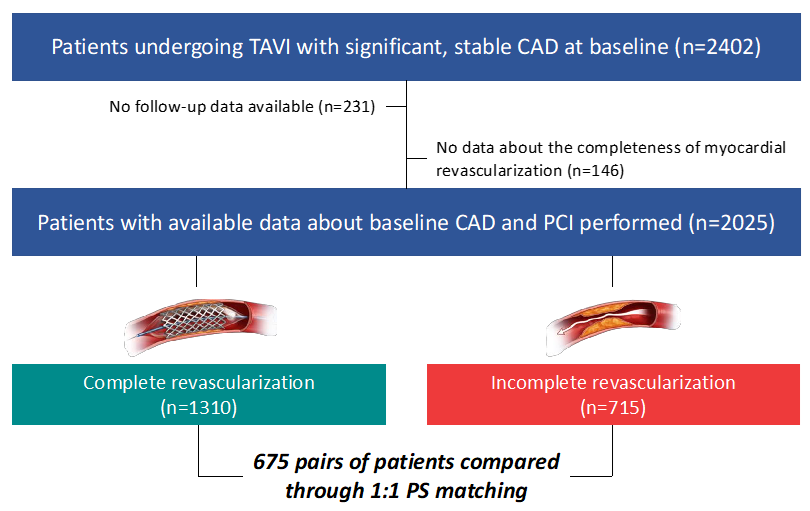 Patients undergoing TAVI with significant, stable CAD at baseline (n=2402)