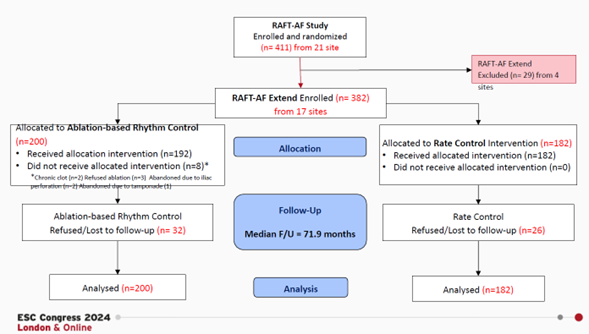 Figure 1 : Diagramme des flux RAFT-AF Extend