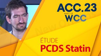 ACC 2023 : l'étude PCDS Statin