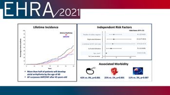EHRA 2021 : arythmies atriales chez les patients avec canal atrioventriculaire - cohorte multicentrique française