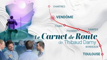 Le carnet de route de Thibaud Damy : de Vendôme à Tours