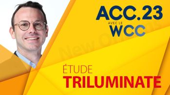 ACC 2023 : l'étude TRILUMINATE – la réparation tricuspide percutanée améliore la qualité de vie 