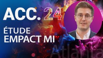 Étude EMPACT-MI : l’empagliflozine à la phase précoce après un infarctus du myocarde, un effet sur les hospitalisations pour insuffisance cardiaque ? – ACC 2024