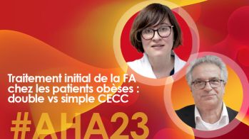 La cardioversion double est plus efficace que la cardioversion conventionnelle chez les patients obèses en FA