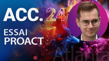Essai PROACT : l’énalapril ne permet pas la prévention de la cardiotoxicité induite par les anthracyclines - ACC 2024