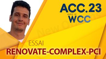 ACC 2023 : l'essai RENOVATE-COMPLEX-PCI : des preuves supplémentaires en faveur de l’imagerie endocoronaire dans la revascularisation des lésions complexes 