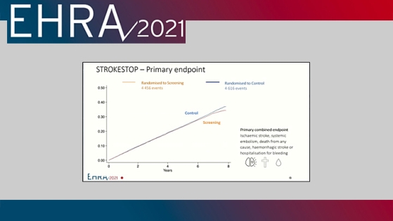 EHRA 2021 : étude STROKESTOP - Résultats à long terme 