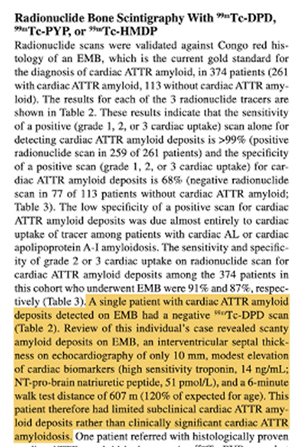 Figure 8 : extrait de la publication "Nonbiopsy Diagnosis of Cardiac Transthyretin Amyloidosis"