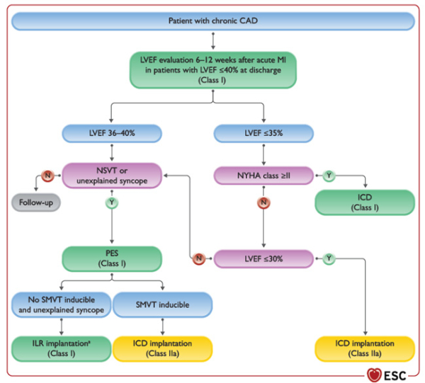 Figure : Arythmies ventriculaires chez le patient coronarien (1)