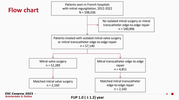 Figure 1: flowchart de l'étude