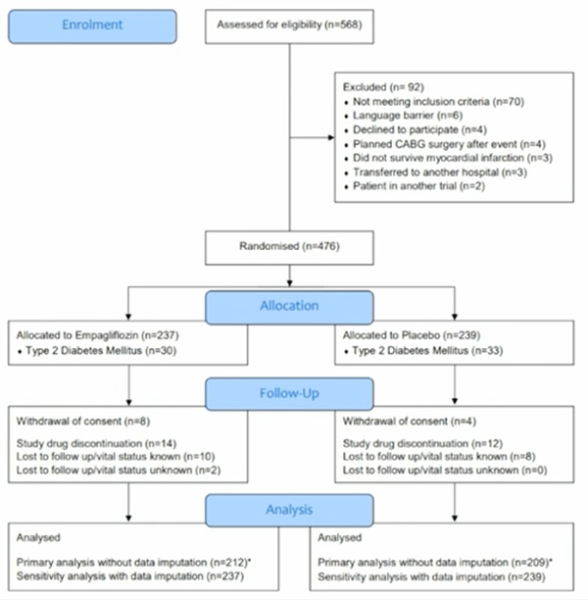 Figure 1. Flow-chart de l’étude EMMY